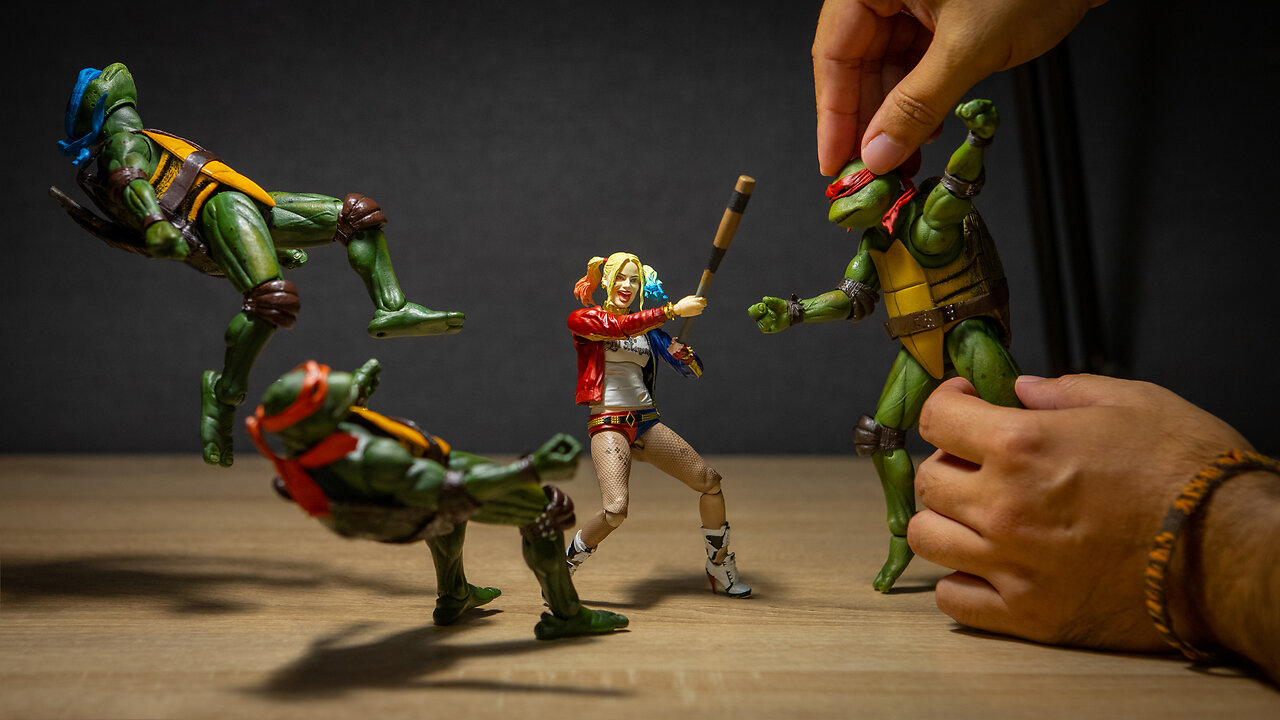 Harley Quinn VS Teenage Mutant Ninja Turtles | short animation film | The Making