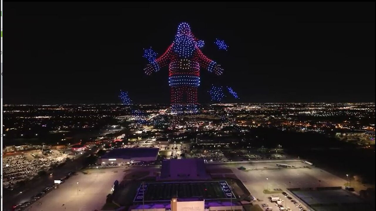 GUINNESS WORLD RECORD Christmas Drone Show! (1,500+ Drones)