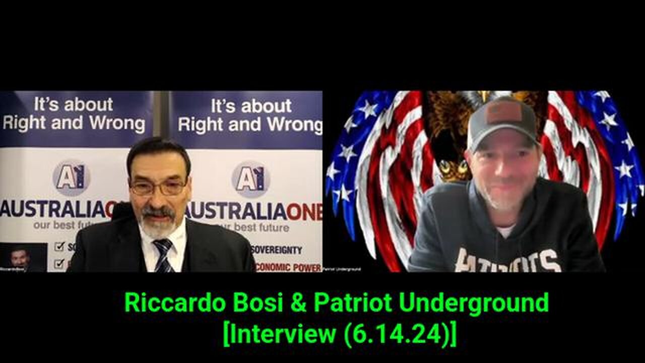 Riccardo Bosi & Patriot Underground [Interview (6.14.24)]