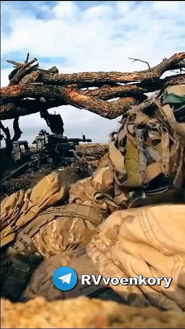 Ukrainian machine f**k around and find out with a Russian sniper