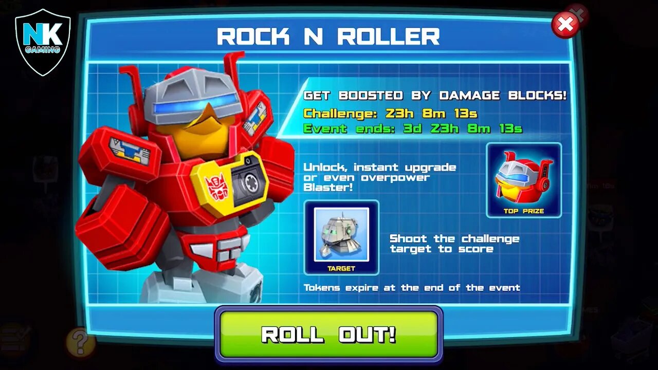 Angry Birds Transformers 2.0 - Rock N Roller - Day 3 - Featuring Soundblaster