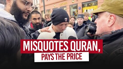 Quran Burner GET'S MAD with Muslim.