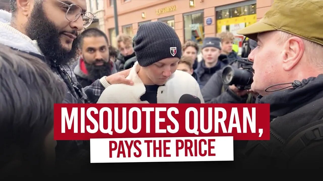 Quran Burner GET'S MAD with Muslim.