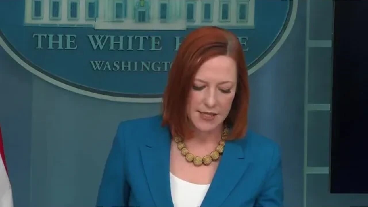 Jen Psaki Repeatedly Refuses to Say If U S Will ‘Pledge Not to Buy Any More Russian Gas’