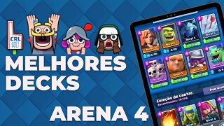 ARENA 4 - MELHORES DECKS #shorts #clashroyal #clash #clashroyale #royale #supercel