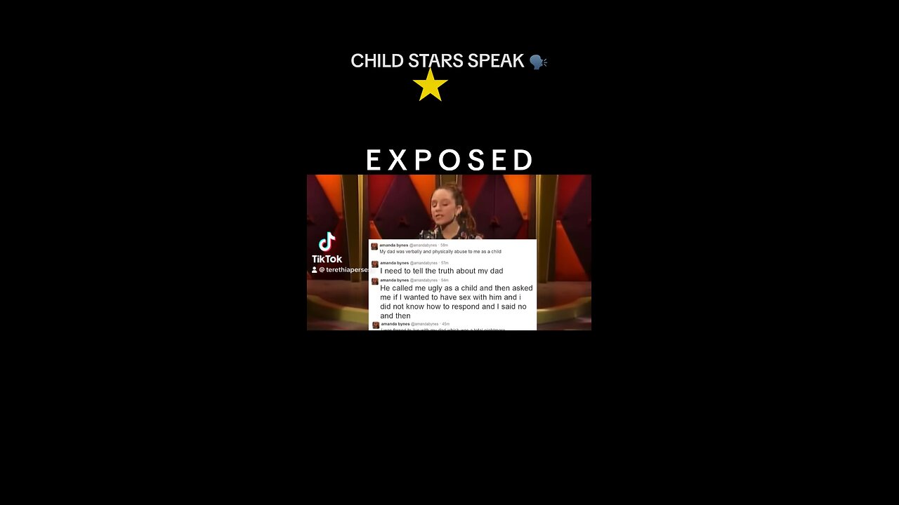 HOLLYWOOD CHILD STARS EXPOSÉ THE DARK SIDE OF THE INDUSTRY