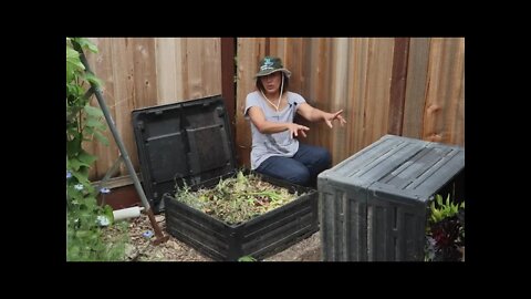 How to compost in your back yard Part 3