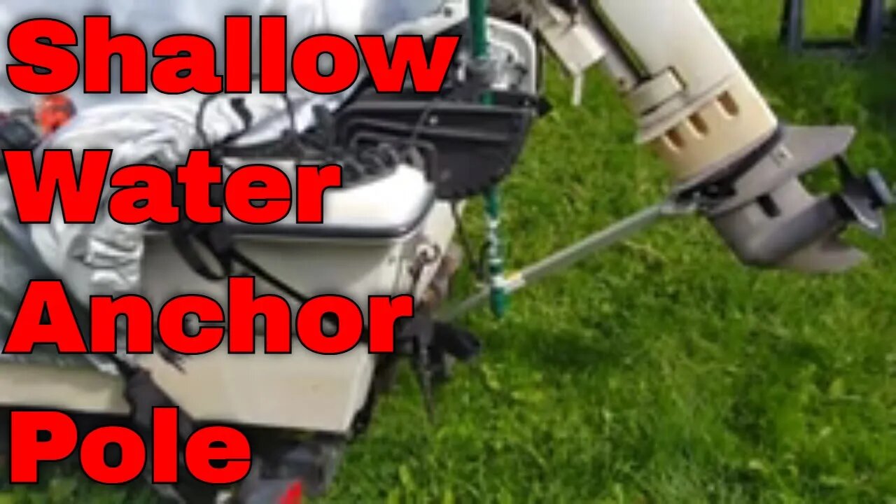 AFFORDABLE Shallow Water Anchor Pole [MANUAL Power Pole] #diyPowerPole