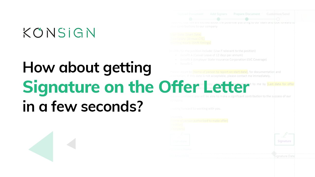 KONSIGN for HR Professionals: Simplify HR Documentation with E-Signatures