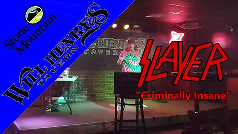 KARAOKE - Slayer - Criminally Insane (Cover) (Camera falls over at the end)