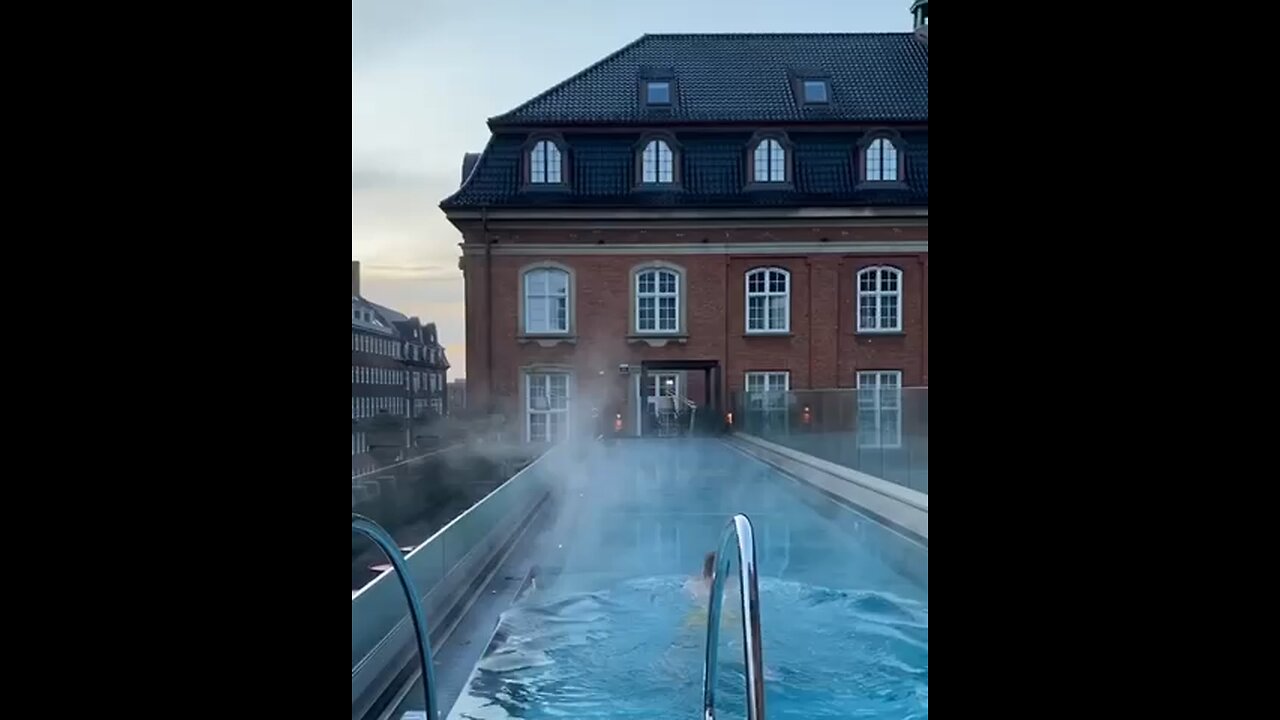 Winter swimmingpool