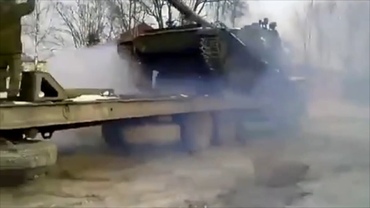Russian Tank Attempts to do a Kickflip - Fails