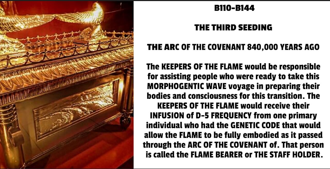 The KEEPERS OF THE FLAME would be responsible for assisting people who were ready to take this MORPH