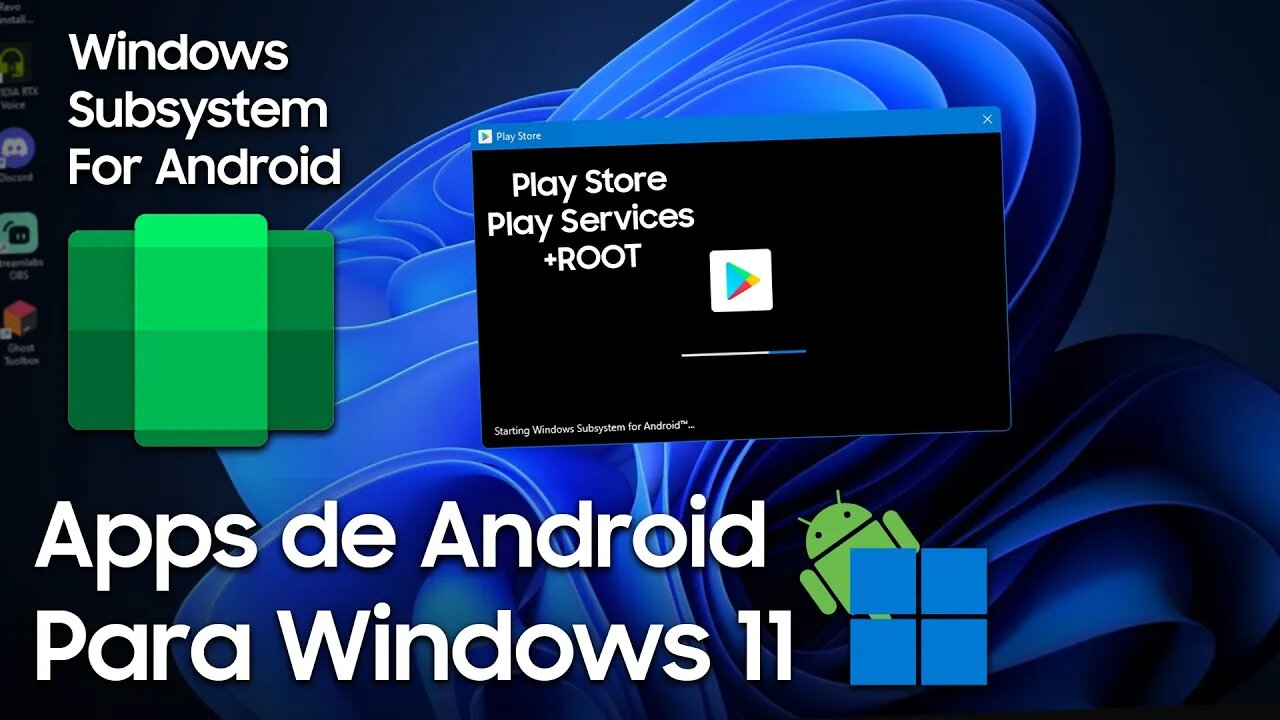 APPS de ANDROID no WINDOWS 11 Com a GOOGLE PLAY STORE INSTALADA! | Windows Subsystem For Android