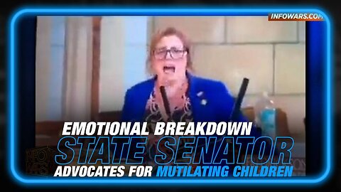 VIDEO: Erratic State Senator Has Breakdown Advocating for Mutilating Children