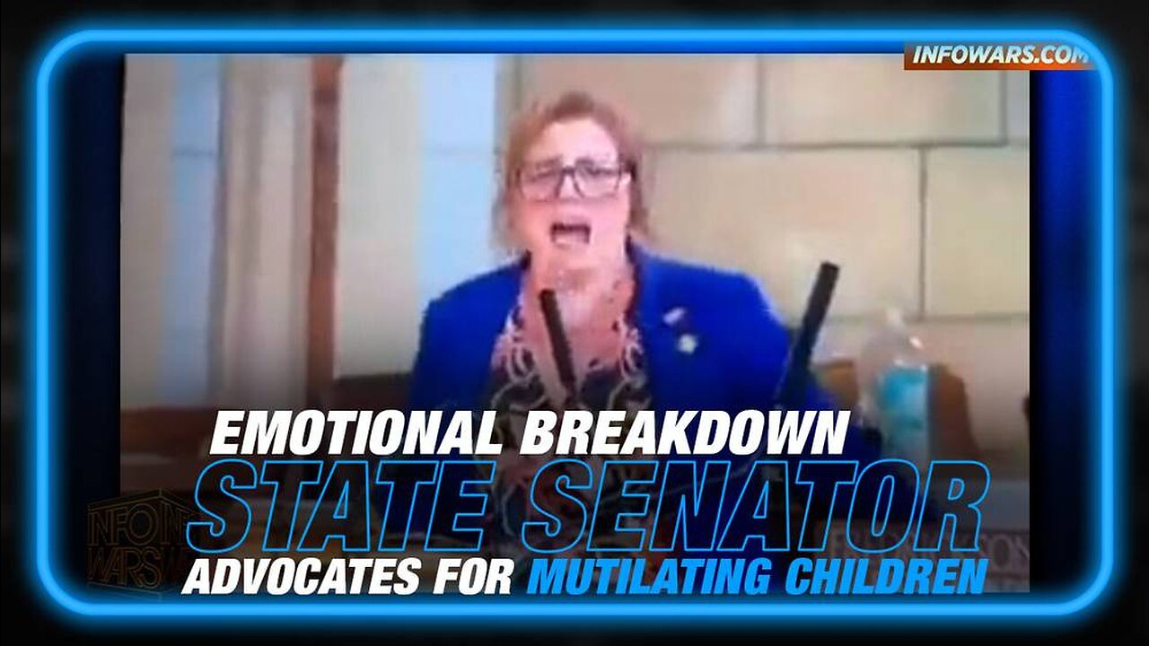 VIDEO: Erratic State Senator Has Breakdown Advocating for Mutilating Children