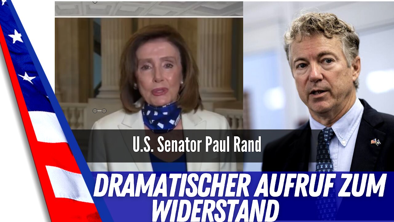 U.S Senator ruft zum Widerstand auf.