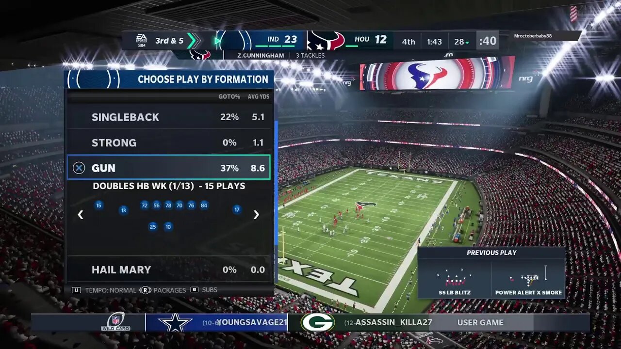 EXECUTIONER747's Live PS4 Broadcast GBL S2 Wildcard vs Texans