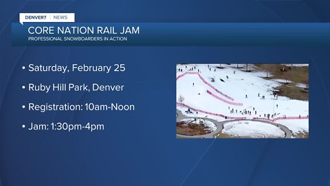 Core Nation rail jam at Ruby Hill Saturday