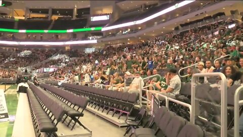 Dedicated Bucks fans travel hours to watch team take on Celtics in Game 4