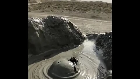 Mud Volcano in Azerbaijan