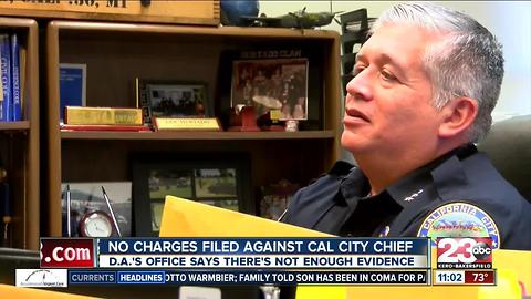 No Charges to be Filed Against Cal City Police Chief