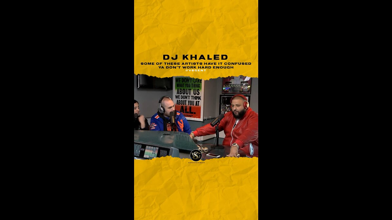 #djkhaled Some of these artists have it confused ya don’t work hard enough. 🎥 @hot97