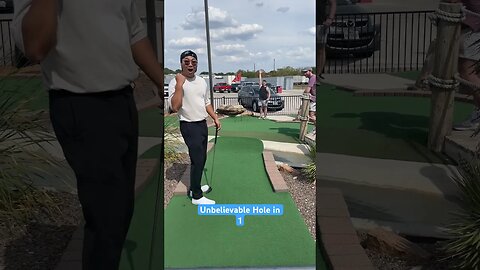 Unbelievable Hole-in-1…Tiger Woods Sign Me! #puttputt #minigolf #Shorts #tigerwoods #pga
