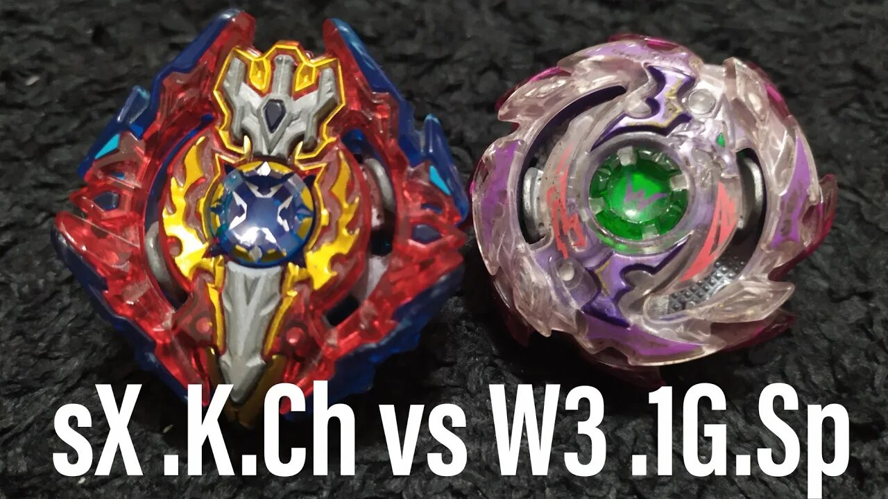 SIEG XCALIBUR .K.Ch vs WYVRON W3 .1G.Sp - Beyblade Burst Hasbro/Takara Tomy