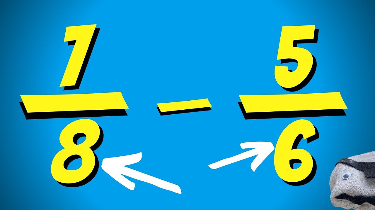 You’re Doing it Wrong | Subtract Fractions with UNLIKE Denominators - Mega Ultra 4th/5th Grade Math