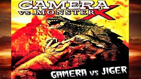 GAMERA VS JIGER 1970 (Gamera vs Monster X) Giant Gamera vs Porcupine Lizard Jiger FULL MOVIE HD & W/S