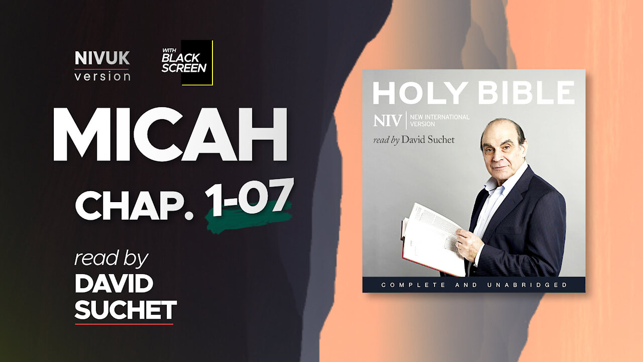 Sleep with God's Word: Read by Sir David Suchet | Micah with Black Screen Edition