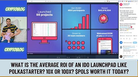 What Is The Average ROI Of An IDO Launchpad Like Polkastarter? 10X Or 100X? $POLS Worth It Today?