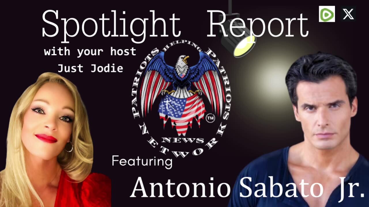 Just Jodie Featuring ANTONIO SABATO JR! Patriot Spotlight Report!