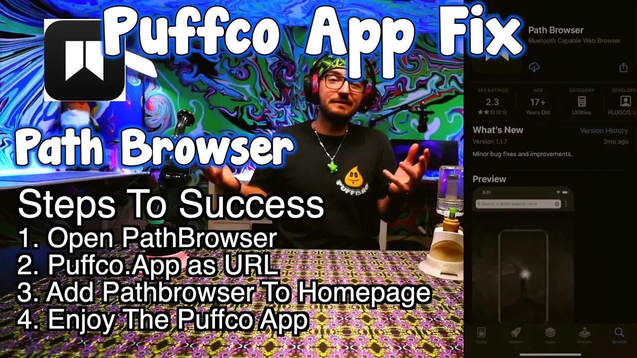 How To Bypass IOS Puffco App Path Browser And Have Access To Puffco App