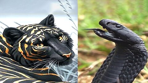 Most Rare Dark Black Animals In The World | Wildlife Photography| Dark Animals