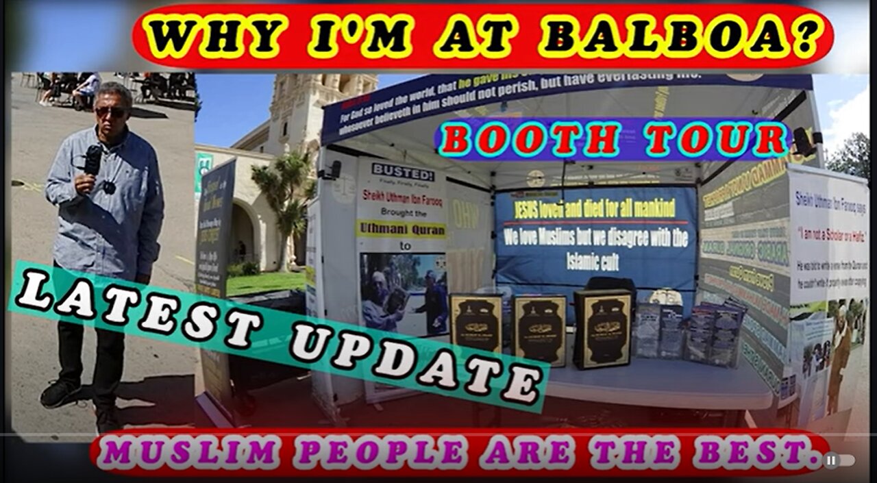 Why I'm at Balboa./BALBOA PARK/ Booth Tour