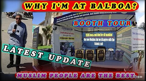 Why I'm at Balboa./BALBOA PARK/ Booth Tour
