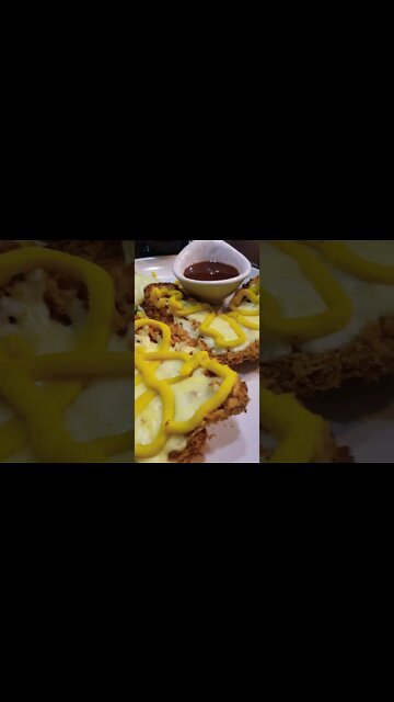 #shorts #hungry #cooking Korean Sweet potato cheese pork curtlet!