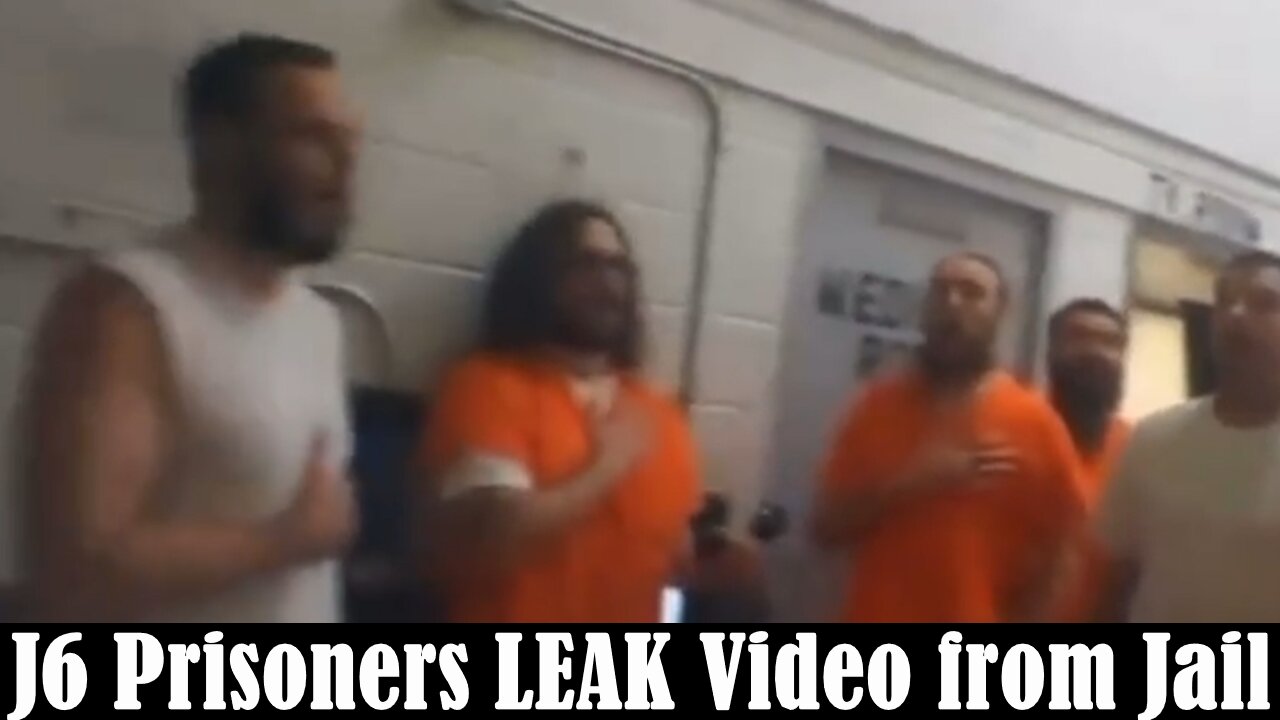 J6 Prisoners LEAK Video from Jail - Prayer & Singing the National Anthem EVERY NIGHT