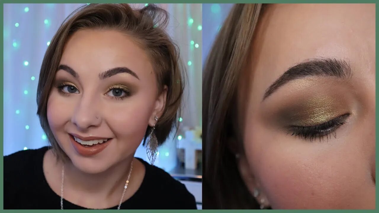 OLIVE GREEN | Olive Green Eyeshadow Look w/ Colourpop Super Shock Shadow MOONWALK