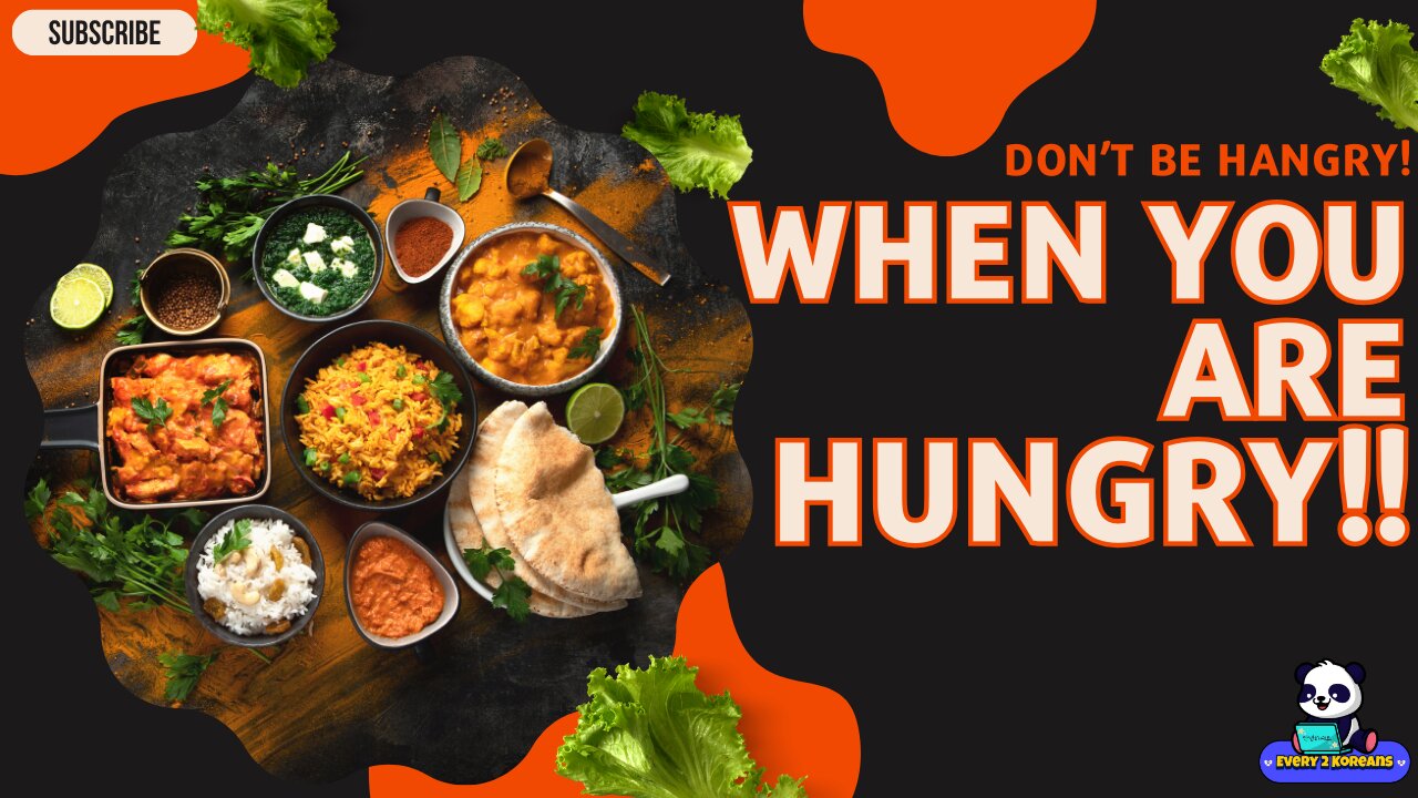 Must-know Phrases not to be HANGRY!