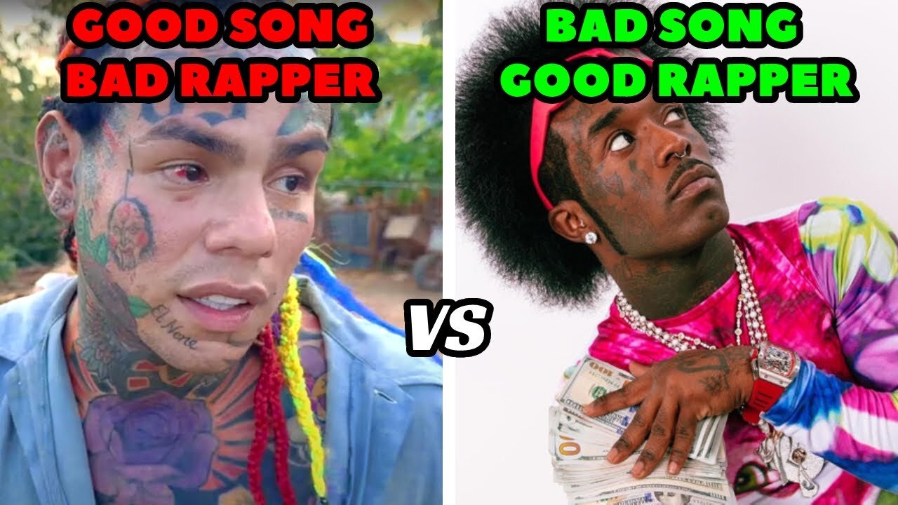 GOOD SONGS BY BAD RAPPERS vs BAD SONGS BY GOOD RAPPERS 2023