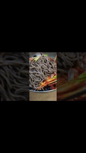 #shorts #cooking #hungry #food Korea Gangwondo style cold Buckwheat noodle