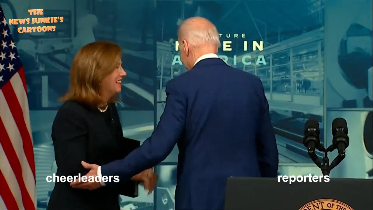 Biden's cheerleaders vs. reporters.