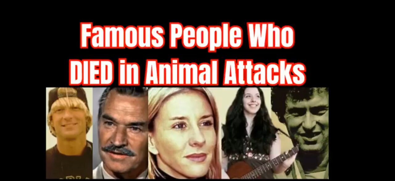 Famous People Who DIED in ANIMAL ATTACKS