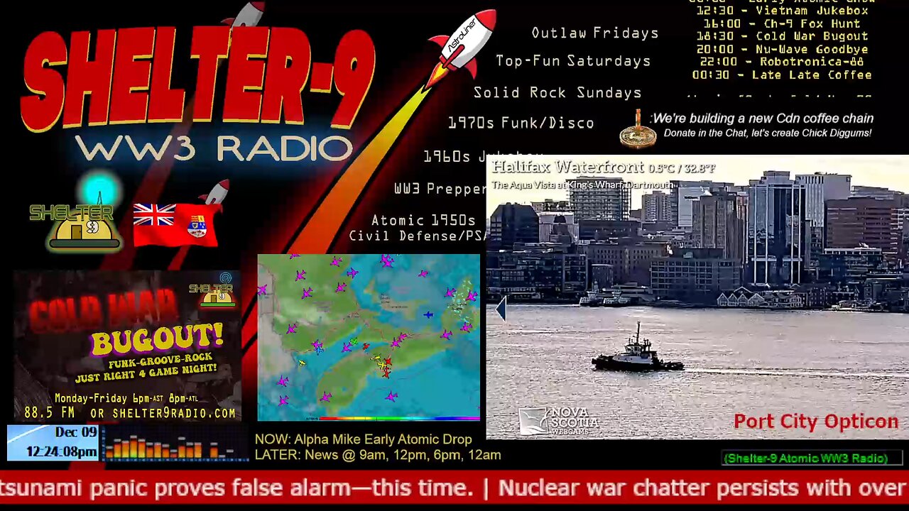 LIVE:24/7 WW3 Music/Wx/Prepping |FRI Dec27| WW3 Radio