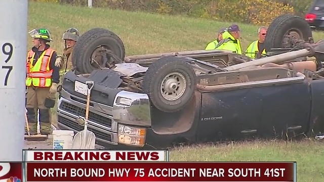 Vehicle accident on Highway 75