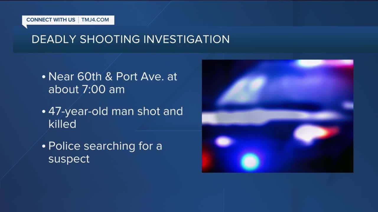 Milwaukee police investigate deadly shooting near 60th and Port
