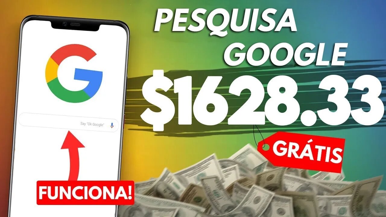 GOOGLE ESTÁ PAGANDO PARA VOCÊ RESPONDER PESQUISAS!